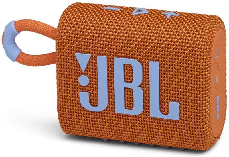 オレンジJBL GO3 Bluetoothスピーカー USB C充電 IP67防 - スピーカー