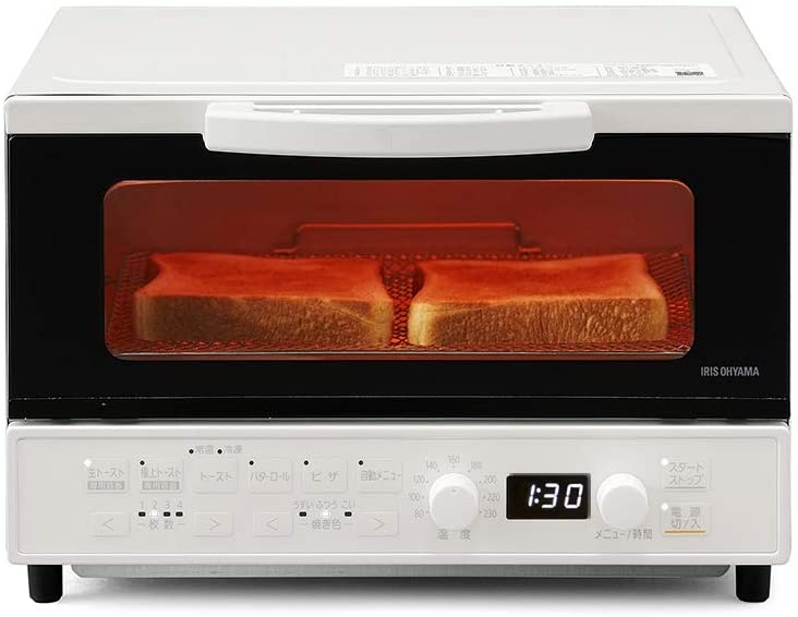 2021年激安2021年激安アイリスオーヤマ スチームオーブン オーブントースター 4枚 リクック 自動 トースター