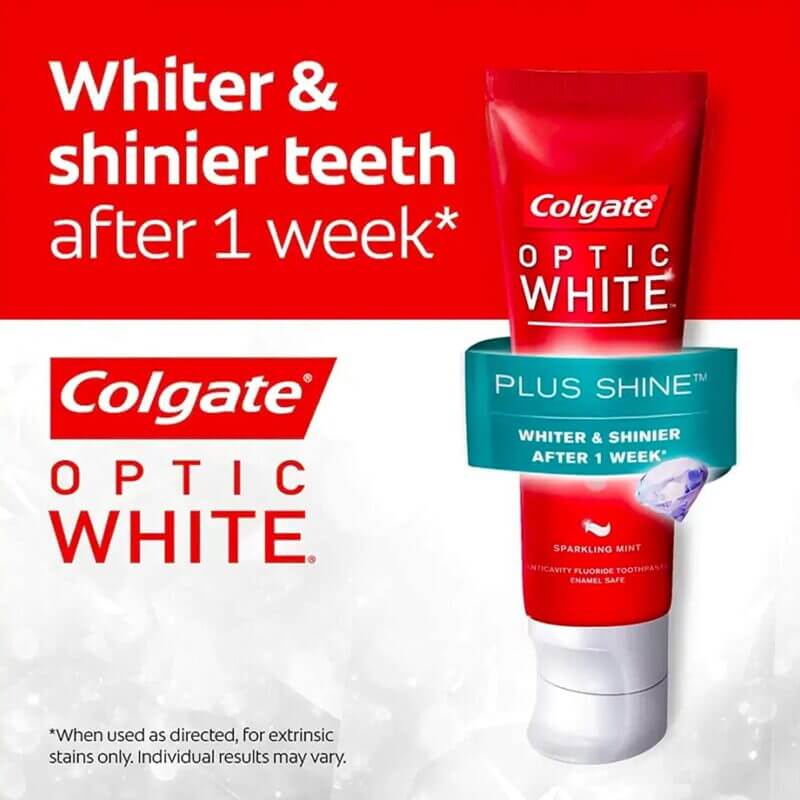 NEW+]コルゲート歯磨き粉 Colgate オプティックホワイトO2 85g